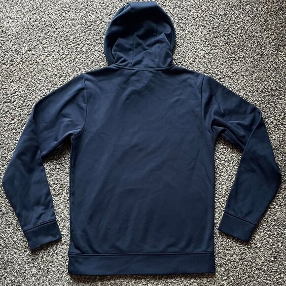 North Face Navy Hoodie Mens Medium Insulated Winter Outdoor Hoodie - Picture 4 of 8